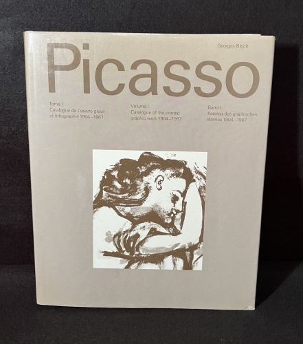 Pablo Picasso Georges Bloch Tome Ⅰ Catalogue de l’oeuvre grave er lithographie パブロ・ピカソ